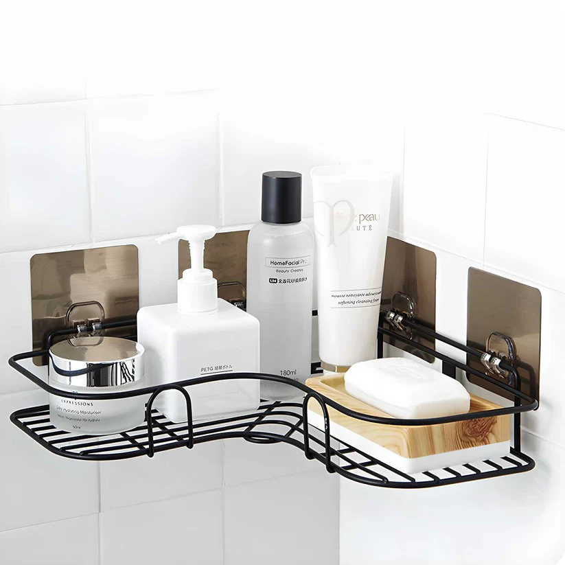 Storage Organizer for Bathroom - Pack of 1 - (No Drilling-Shelf Adhesive)