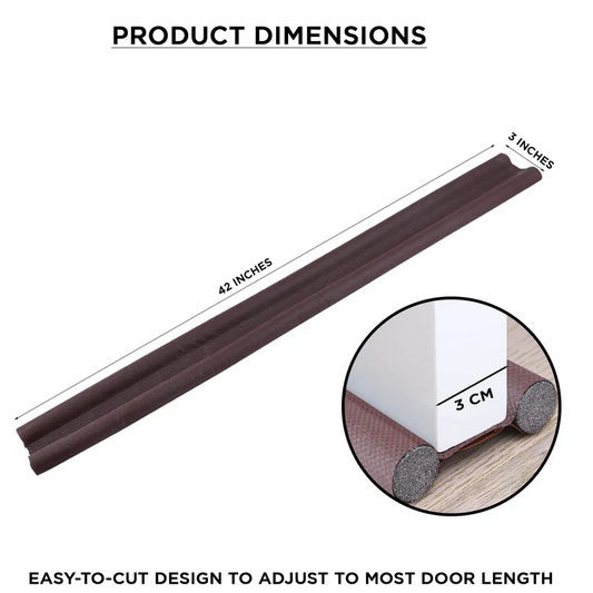 Door Bottom Sealing Strip Guard for Home | (39 inches, Pack of 2)