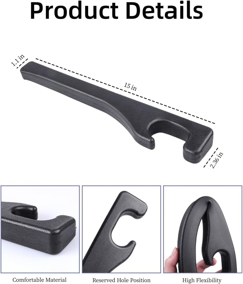 HomeCove - 2PCS Car Seat Gap Filler with Phone Holder – Universal Fit for Cars & SUVs