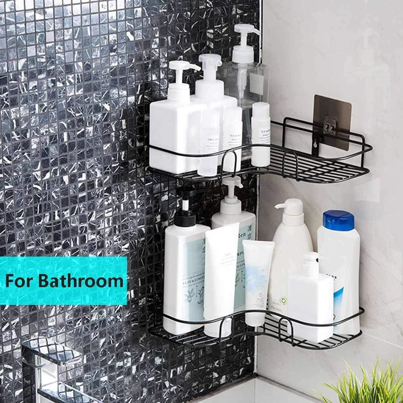Storage Organizer for Bathroom - Pack of 1 - (No Drilling-Shelf Adhesive)