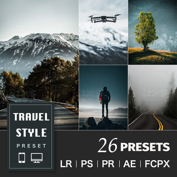 Travel Style Desktop & Mobile Lightroom Presets